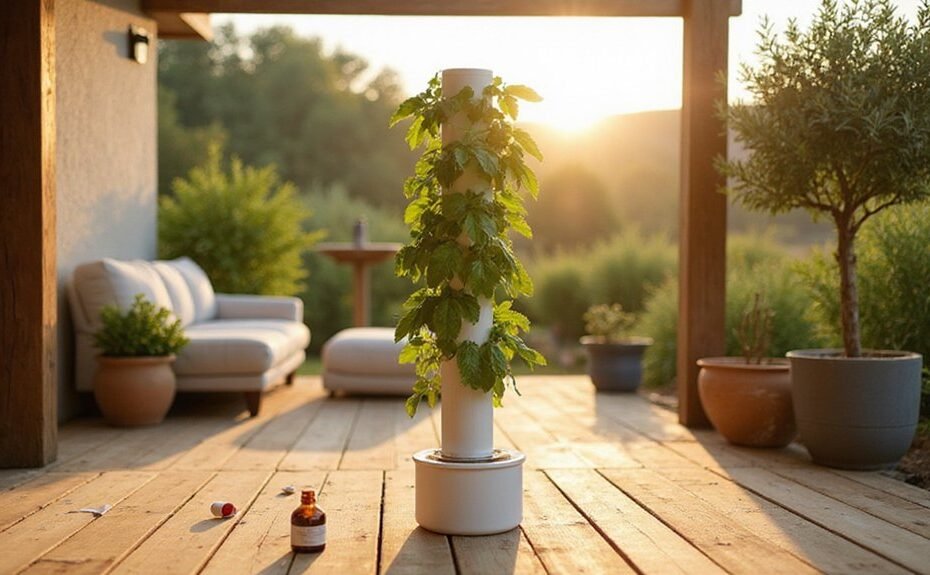 build your own hydroponic tower