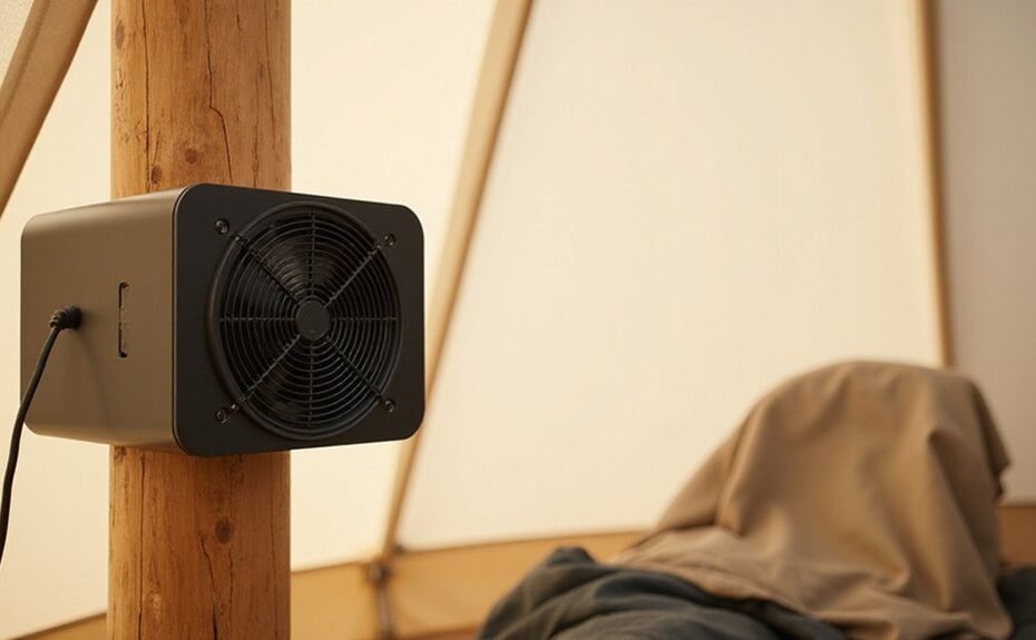 choosing fans for tents