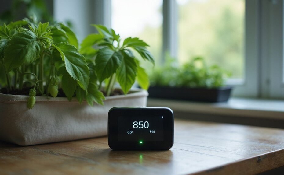 co2 levels in grow rooms
