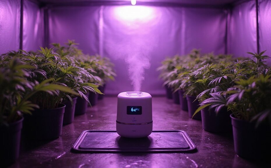 increase grow tent humidity