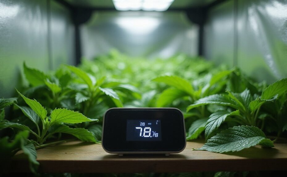lower humidity in tent