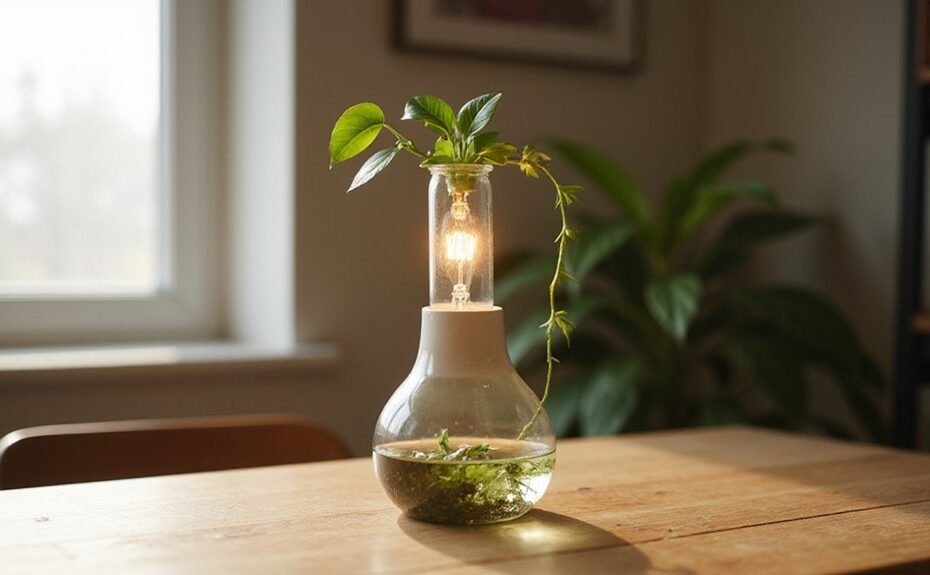 regular bulbs support plant growth